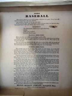 1941 Ant Baseball Board Game 4886 Milton Bradley w Box