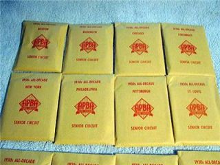 APBA Baseball Original 1930s All Decade Team Card Set Mint Condition 