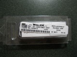 Whelen Halogen Replacement Bulb Parts H20SN12