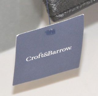 Croft Barrow Size Large Mens Black Leather Jacket