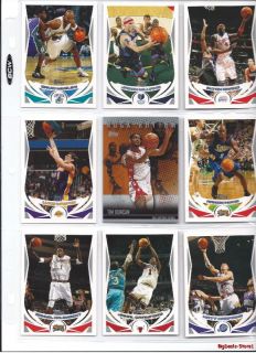 Ten Pages 9 Pocket Basketball Trading Card Page Holder
