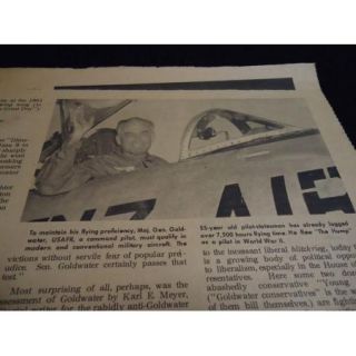 1964 Washington Report Newspaper Barry Goldwater