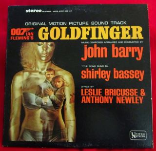   Soundtrack Mint Vinyl Record Shirley Bassey UAS 5117 Stereo 007