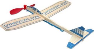 this is a classic balsa rubber band airplane just wind propeller up 