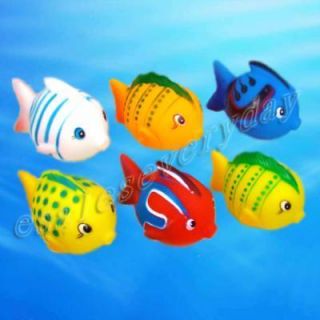 Pcs Cute Baby Bath Toys Rubber Race Clown Fish New