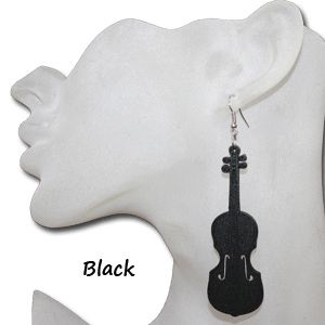 Violin Earrings Band Orchestra Musical Instruments Concerts Jewelry 