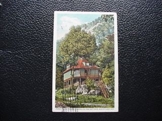   Postcard Honeymoon Tower Esmeralda Inn Bat Cave N C 1922
