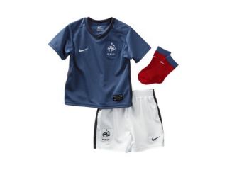 2011/12 Französischer Fußballverband offizieller Home Trikotsatz 
