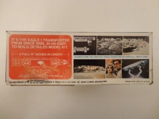   Vtg 1975 TV hit SPACE 1999 EAGLE # 1 TRANSPORTER model kit Landau Bain