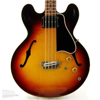 Gibson EB 2 Sunburst 1960 Vintage Electric Bass Guitar