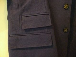 Gant by Michael Bastian FW 2011 Navy w Patch Wool Long Coat Jacket 