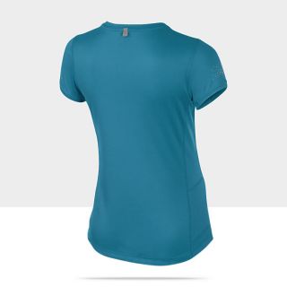 Nike Miler Short Sleeve Girls Running Shirt 521937_422_B
