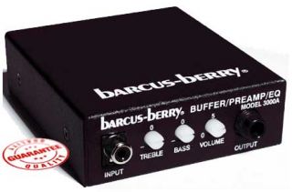 barcus berry piezo buffer preamp with eq 3000a specifically designed 