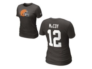 Nike Name and Number (NFL Browns/Colt McCoy) Womens T Shirt