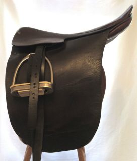 Barnsby 19 English Saddle with Stirrup Irons and Leathers