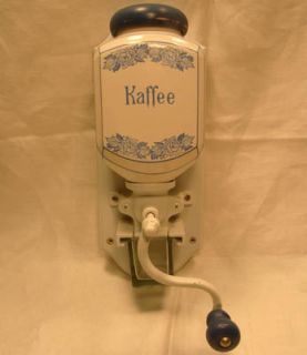 1980s Kaffee Wall Mount Coffee Grinder Made in Germany