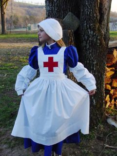   Costume Nightengale, Clara Barton, Red Cross Blue ~Civil War Nurse~ 8