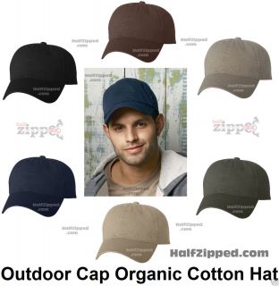   Cap Organic Cotton Baseball Hat ORG600 Unstructured Low Profile