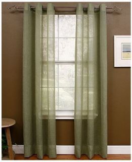   Curtains Window Treatments Preston 48 x 108 Window Panel Basil Green