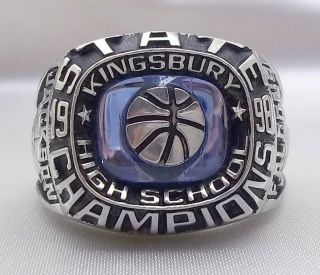   Kingsbury High School State Basketball Championship Class Ring