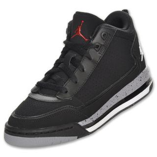 Jordan C Series Kids Basketball Shoe Black White Red Cement Grey 