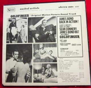   Soundtrack Mint Vinyl Record Shirley Bassey UAS 5117 Stereo 007