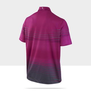 TW Gradient Stripe Mens Golf Polo Shirt 483625_654_B