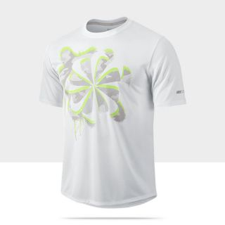 Nike Pinwheel Camouflage Mens Running T Shirt 502744_100_A