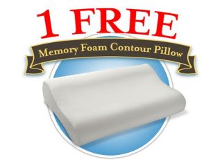 Twin Size Memory Foam Mattress with Ventilation System & Contour 
