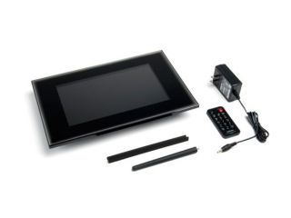 toshiba 10 digital picture frame on stand