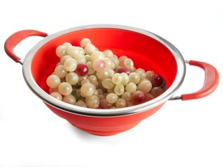 Starfrit Gourmet Silicone and Stainless Steel Collapsible Colander