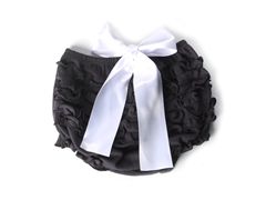 out ruffled bloomer black with orange bow $ 8 00 $ 24 00 67 % off list 