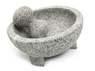 Concept Housewares MJ 15100 Molcajete 8” Granite Mortar