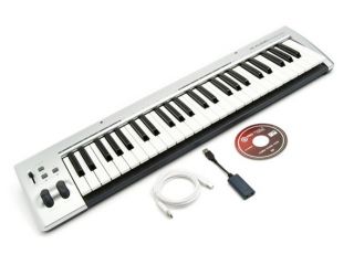 audio keystudio 49 keyboard with accessories