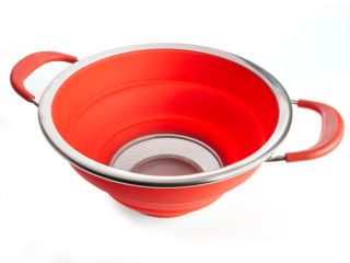 Starfrit Gourmet Silicone and Stainless Steel Collapsible Colander