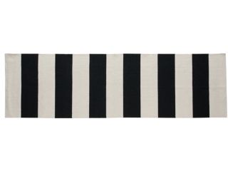 Jaipur Black and White 100% New Zealand Wool Rug   5 Styles