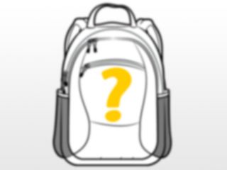 no we re not selling a blurry question mark backpack it s a random 