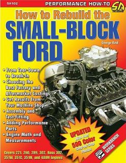   to Rebuild the Small Block Ford by George Reid 2008, Paperback