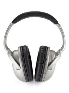 Sharper Image FJ451 Headband Headphones   Silver Black