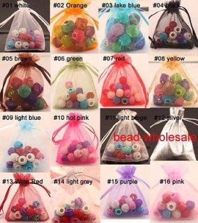 Hot Sell Fashion New Organza Jewelry Packing Pouch Favor Gift Bags 