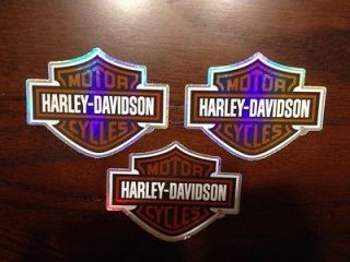 Set Of 3 Harley Davidson decals new motorcycle stickers, motorcycle 