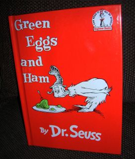 1960 Green Eggs & Ham Children’s Book by Dr. Seuss Read Learn 