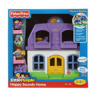 NIB Fisher Price Little People Happy Sounds Home  Black Friday Deals