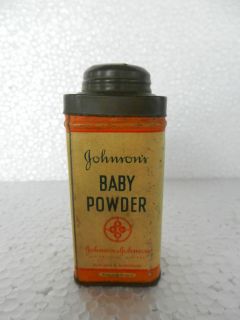 ADV EHS Vintage Johnsons Baby Powder Ad Litho Tin Box, England