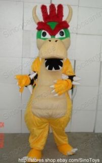 super mario bowser koopa cartoon mascot costume suit