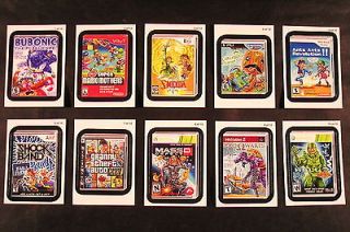   Topps Wacky Packages ANS9 Series 9 LAME GAMES SET of 10 stickers nm+
