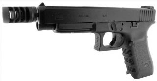 COMP 9 MAJOR Glock 17 17L 19 26 34 Compensator 9mm 1/2 X 28 Threaded 