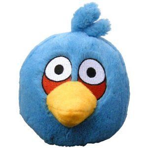 new 8 blue angry bird plush with label uk time