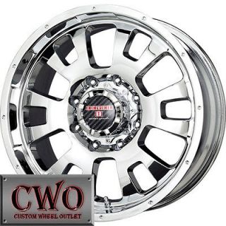 20 Chrome Level 8 Guardian Wheels Rims 8x180 8 Lug GMC Chevy 2500 
