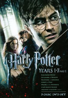 Harry Potter Years 1 7, Part 1 DVD, 2011, 7 Disc Set